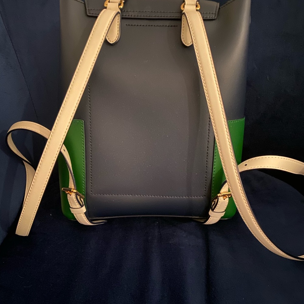 RALPH LAUREN  NAVY BLUE/GREEN BACKPACK